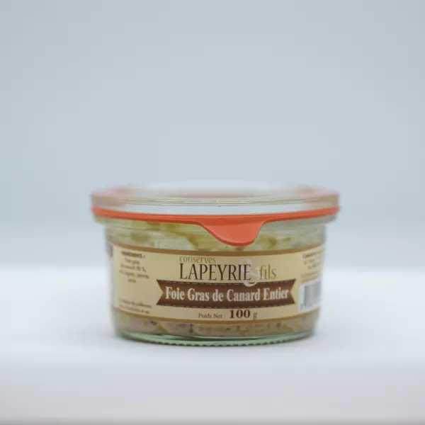 Foie gras de canard entier du sud ouest deux parts.